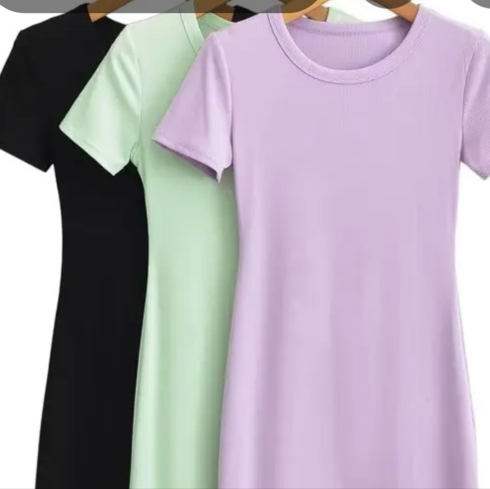 New Zara Stretch Dresses..light green